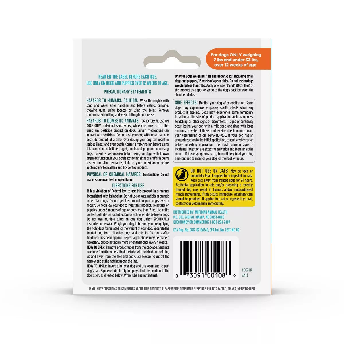 Sergeant'S Guardian Pro Flea & Tick Topical Treatment for Dogs - 3Ct